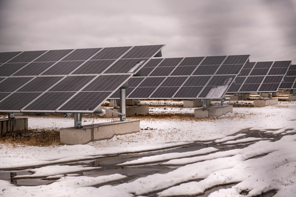 City Unveils Massive Solar Field on College Ave.